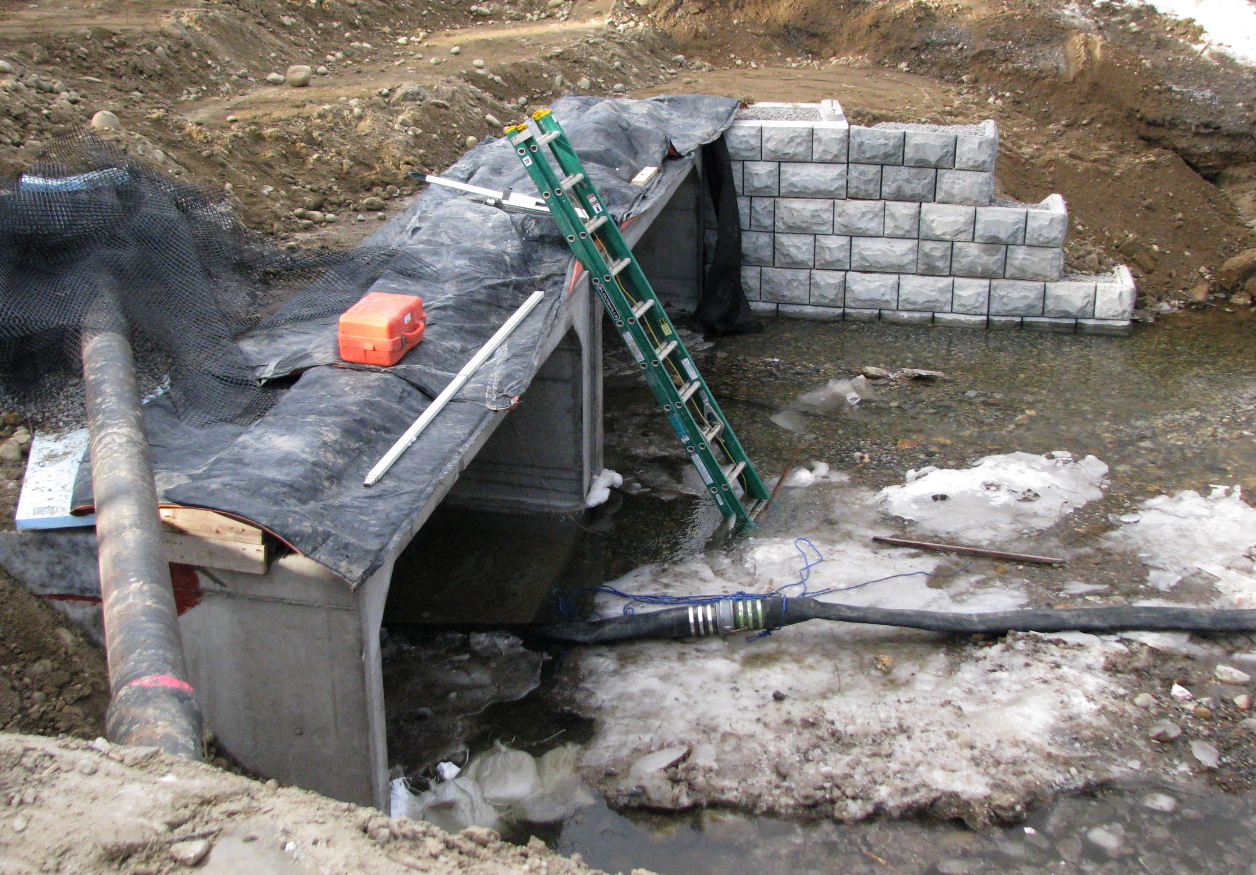 PHOTO New bridge over Bean Brook could open soon in Rumford