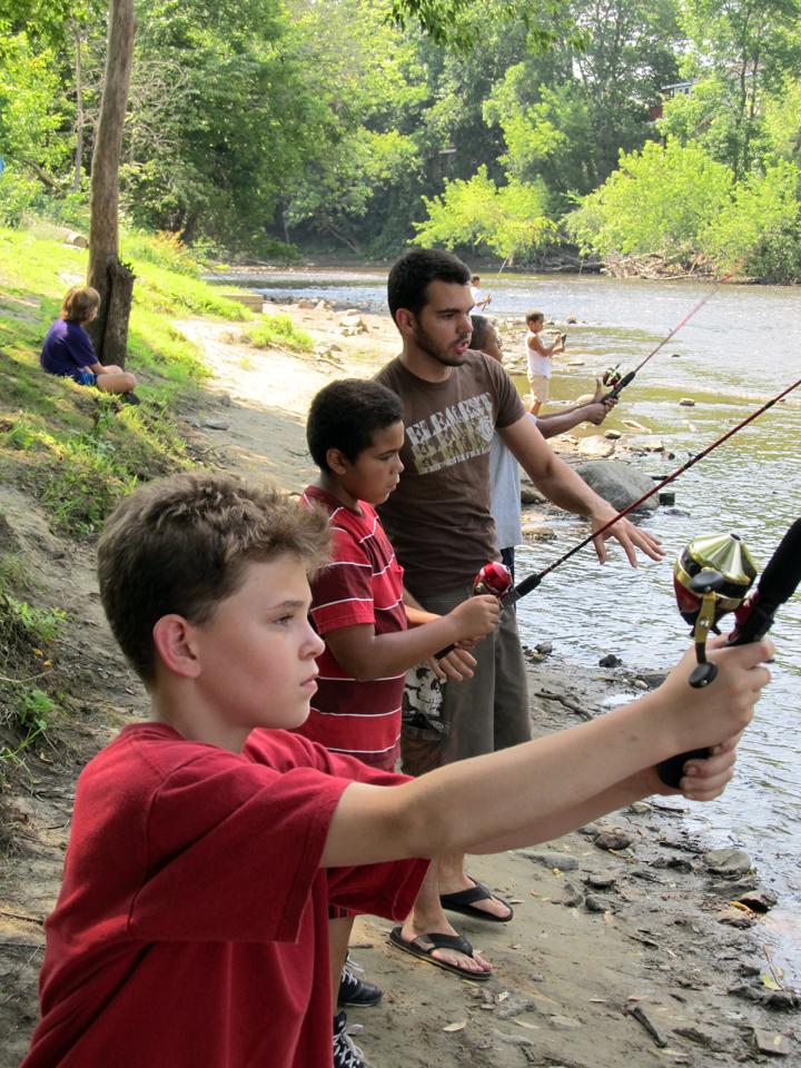 B&G Club members take time to fish