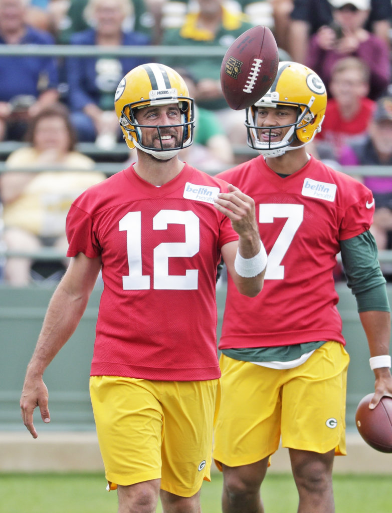 Aaron Rodgers receives All-Pro nod over Tom Brady, indicating MVP