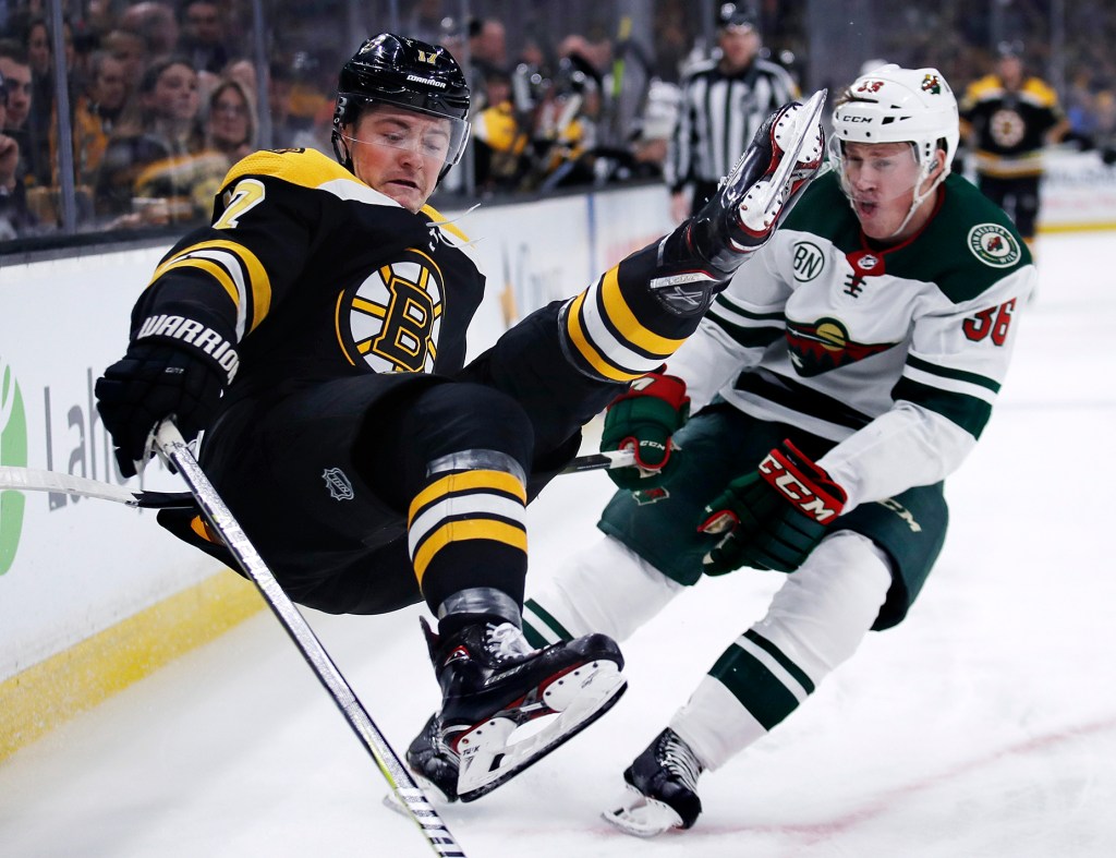 Tuukka Rask Stops 24 Shots Bruins Shut Out Wild