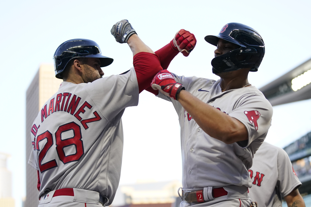 In a rain-shortened Red Sox win, Xander Bogaerts provided one more