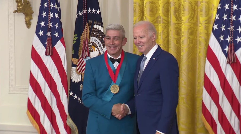 Bethel’s Blanco receives a National Humanities Medal