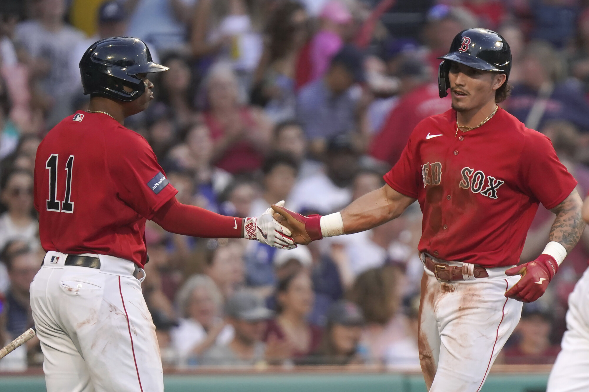 Bello gets first major league win as Red Sox beat Rangers