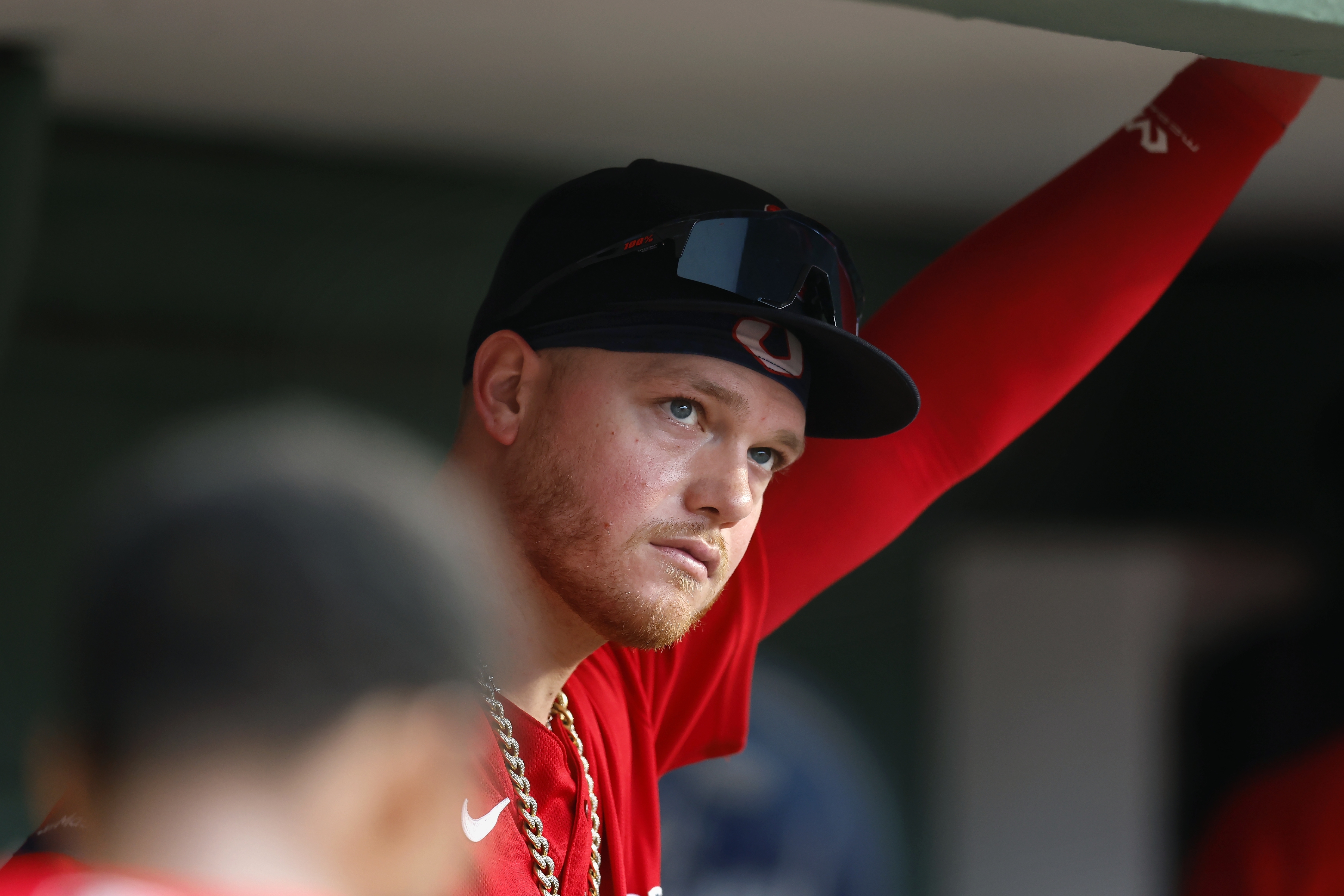 Alex Verdugo explains why he's been wearing a Boston RedSox chain