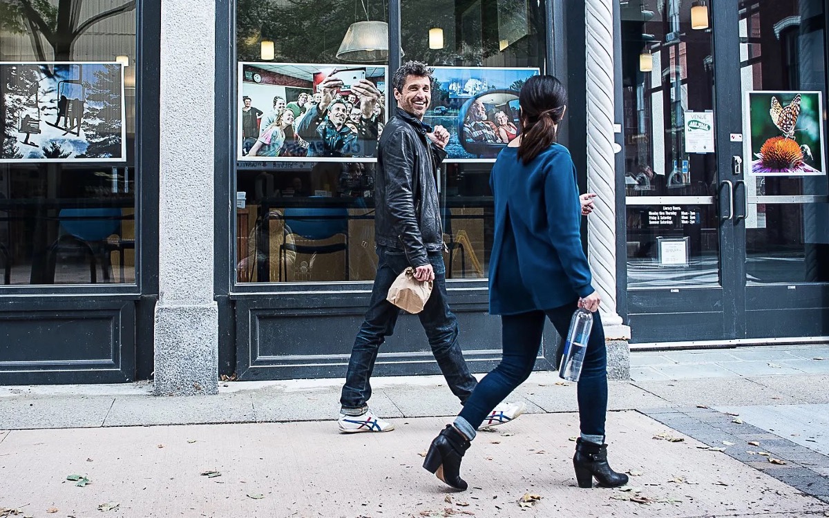 Where in the world is Patrick Dempsey? Lewiston, naturally